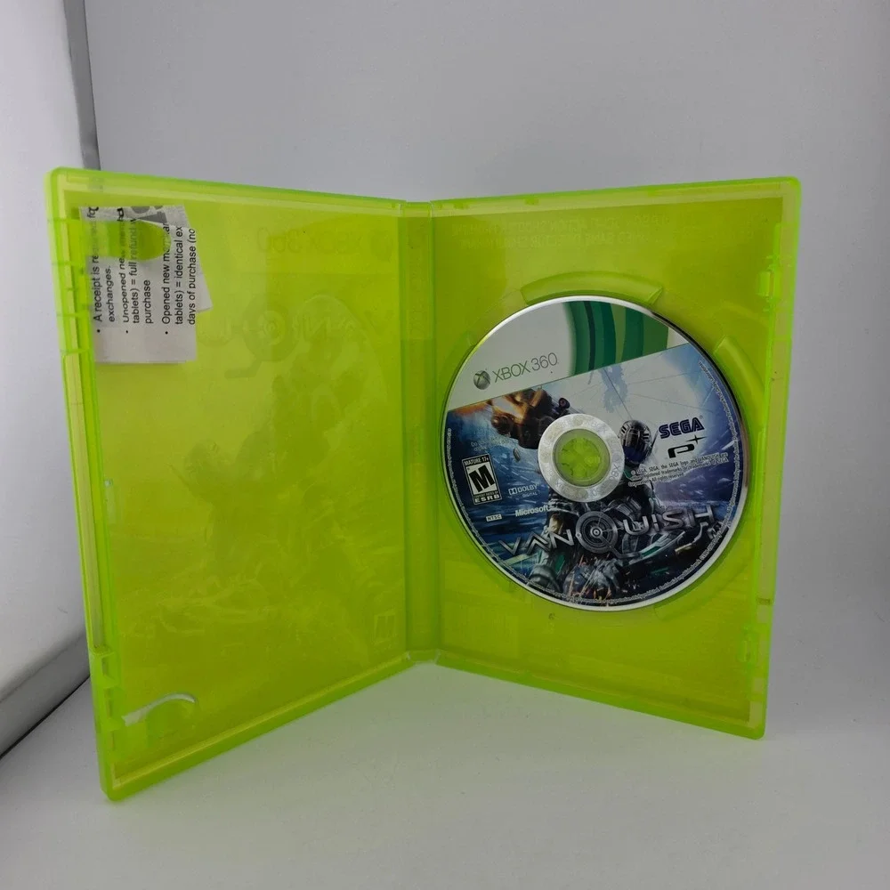 Sega Vanquish Action Sci-Fi Shooter Xbox 360 NTSC Green Good Adventure Space‎